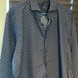 Men’s dress shirt. NWT, size large. 100% cotton.